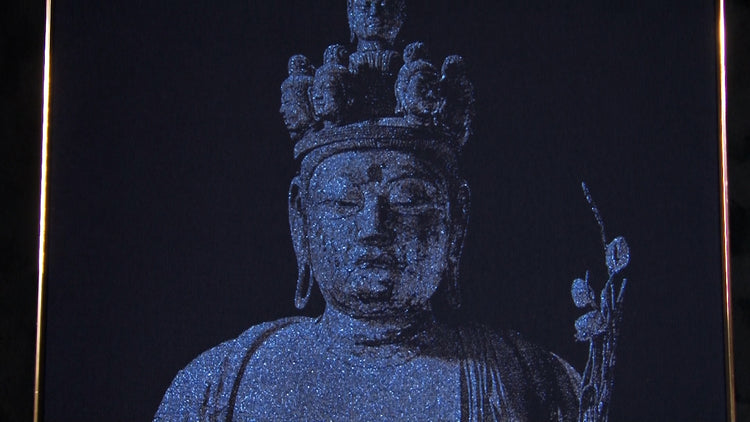 Nishijin Ruri Tsuzuku Eleven-faced Kannon Statue