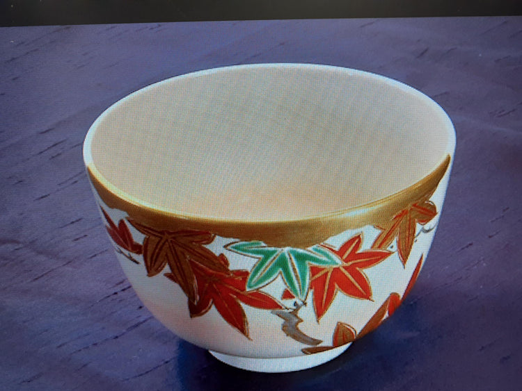 Tea bowl-3　金紅葉　