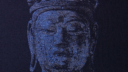 Nishijin Ruri Tsuzuku Eleven-faced Kannon Statue